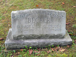 Gertrude <I>Lindstrom</I> Becker 