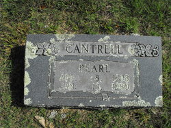 Pearl <I>Anderson</I> Cantrell 