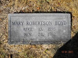 Mary Lee <I>Robertson</I> Boyd 