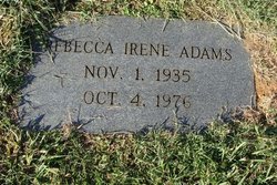 Rebecca Irene Adams 