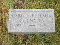 Caryl <I>Nicolson</I> Abernathy 