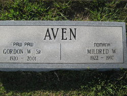 Gordon W. “PAW PAW” Aven Sr.