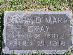 Mary Elizabeth <I>O'Mara</I> Gray 