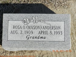 Rosa Oral <I>Mason</I> Anderson 