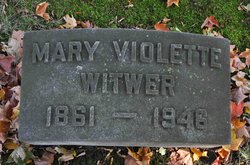 Mary Elizabeth <I>Violette</I> Witwer 