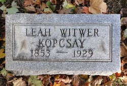 Leah <I>Witwer</I> Kopcsay 