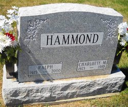 Charlotte M <I>Holtzel</I> Hammond 