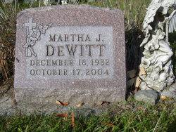 Martha Jean <I>Wells</I> DeWitt 