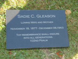 Sadie C <I>Peer</I> Gleason 