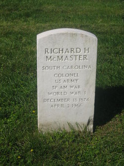 Col Richard Hugh McMaster 