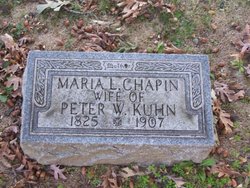 Maria L. <I>Chapin</I> Kuhn 