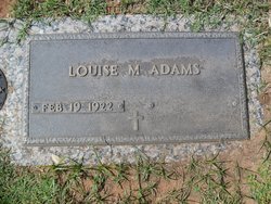 Louise M <I>Drueckhammer</I> Adams 