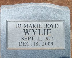 Jo Marie <I>Boyd</I> Wylie 