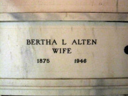 Bertha Leona <I>Schwind</I> Alten 