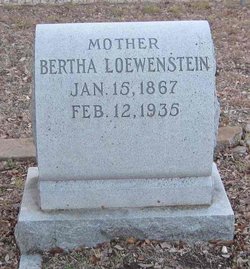Bertha <I>Baum</I> Loewenstein 