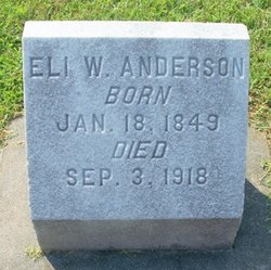 Elijah Wilson “Eli” Anderson 