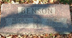Melvin G Benson 