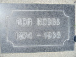 Ada Eldora <I>Smith</I> Hobbs 