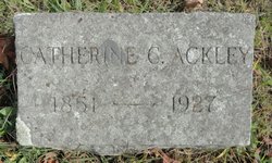 Catherine Cornelia <I>Gates</I> Ackley 