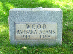 Barbara <I>Adams</I> Wood 