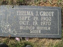 Thelma J <I>Dunham</I> Grout 