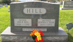 Bertha Ellen <I>Shaw</I> Hill 