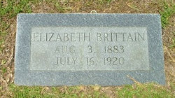 Elizabeth “Lizzy” <I>Collum</I> Brittain 