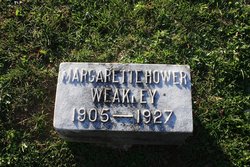 Margarette Elizabeth <I>Hower</I> Weakley 