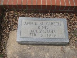 Annie Elizabeth King 