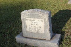 Mrs Margaret Ann <I>Grant</I> Dillon 