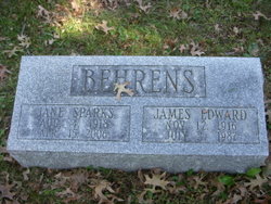 Jane Hutchins <I>Sparks</I> Behrens 