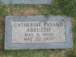 Catherine <I>Pasano</I> Abruzzo 