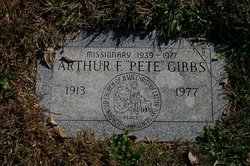 Arthur F “Pete” Gibbs 
