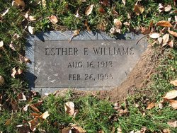 Esther <I>Fountain</I> Williams 