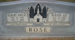 Bertha Lee Rose 