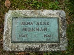 Alma Alice <I>Saxton</I> Dillman 