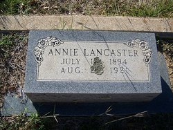 Annie Margaret <I>Johnson</I> Lancaster 