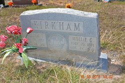 Mary L. “Mollie” <I>Grigg</I> Kirkham 