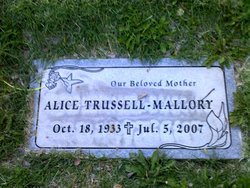 Alice <I>Trussell</I> Mallory 