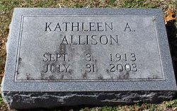 Kathleen <I>Anderson</I> Allison 