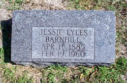 Jessie Sarah <I>Lyles</I> Barnhill 