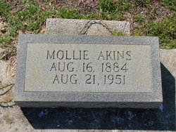 Mollie <I>Bland</I> Akins 