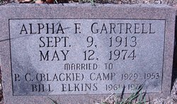 Alpha Florence <I>Gartrell</I> Camp 