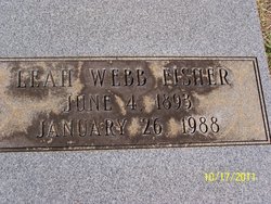 Leah Berney <I>Webb</I> Fisher 