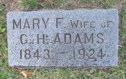 Mary Frances <I>Durham</I> Adams 