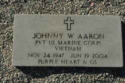 Pvt Johnny Washington Aaron 