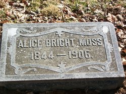 Alice “Allie” <I>Bright</I> Moss 