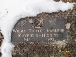 Wilma Earlene “Tootie” <I>Mayfield</I> Higgins 