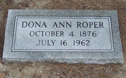 Dona Ann <I>Dooley</I> Roper 