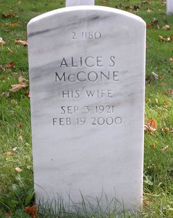 Alice Elizabeth <I>Schureman</I> McCone 